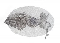 Ishrat Fatima, 11.7 x 16.5 Inch, Pointalism, AC-ISF-001